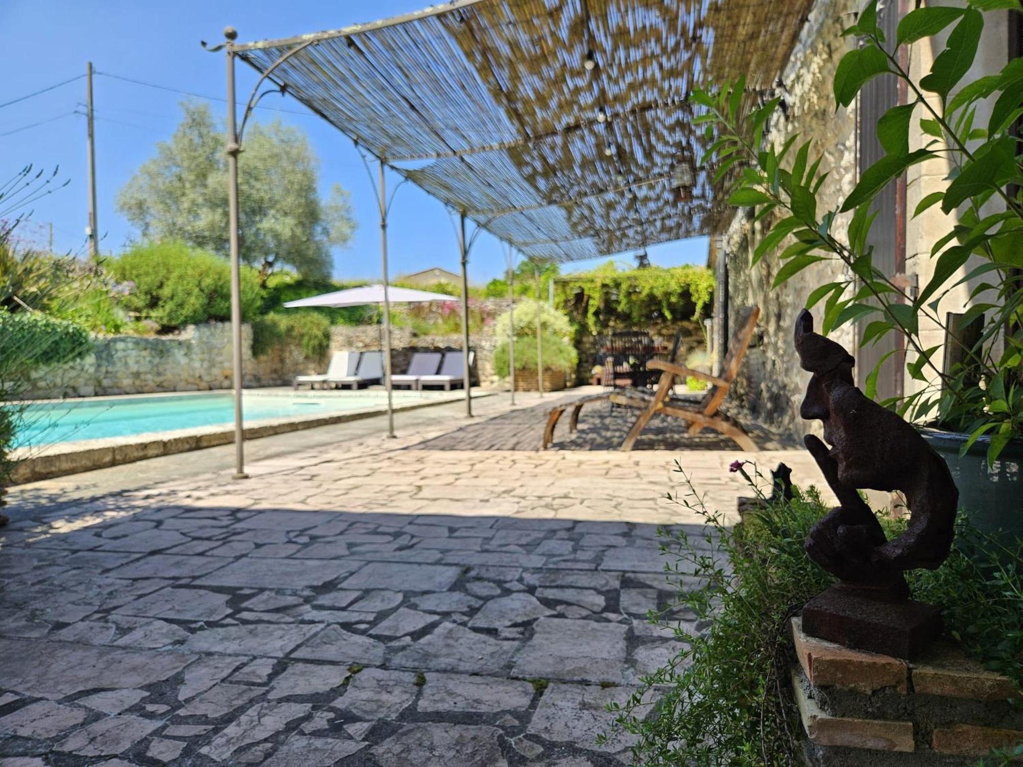 Villa Roulotte Fleur Des Champs Sigalens Exterior foto